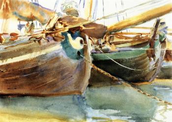 約翰 辛格 薩金特 Boats, Venice 約翰 辛格 薩金特 Boats, Venice